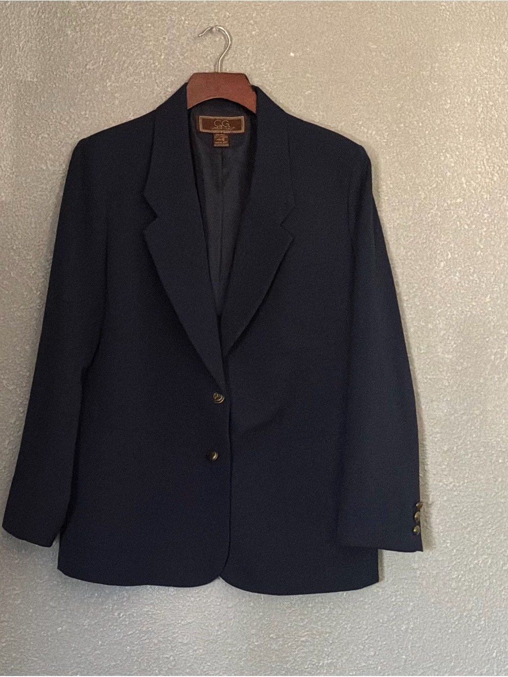 Men's Brown Wool Pea Coat 100% wool